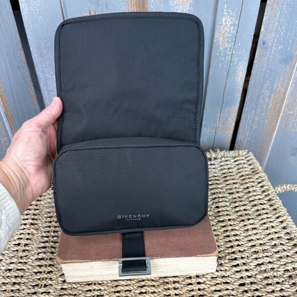 Givenchy Parfums Zip Around Buckle Travel Toiletry Bag Black - Picture 8 of 12